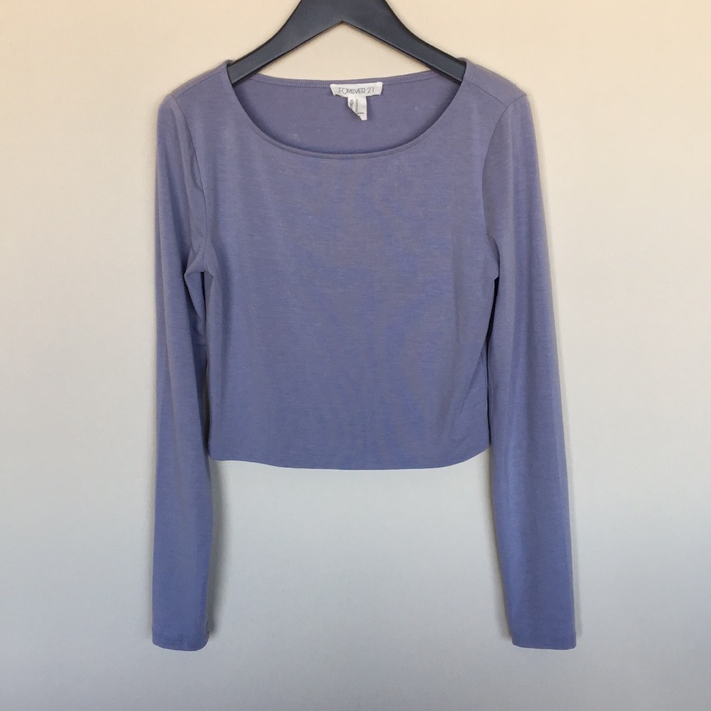 Forever 21 Long Sleeve Crop Top
